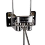 Distributeur mobile ACIER blanc sur pied pour flacon pompe 500ml et 1 L - commande à pied ALKAPHARM