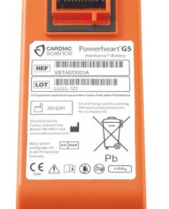 Batterie lithium pour défibrillateur Powerheart G5